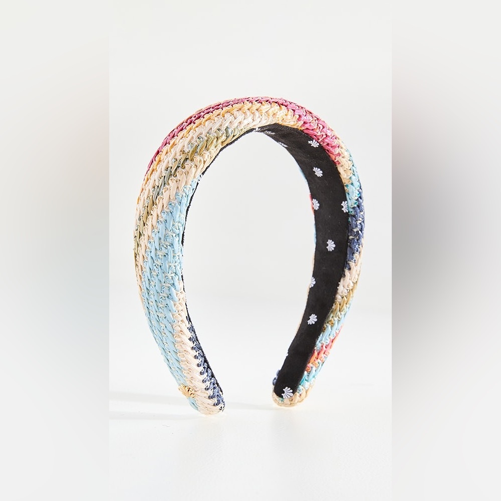 Lele Sadoughi Raffia Alice Headband Like New